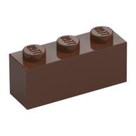 Brick 1 × 3 Brown