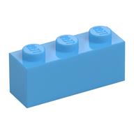 Stein 1 × 3 Mittelblau