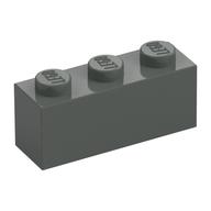 Stein 1 × 3 Dunkelgrau