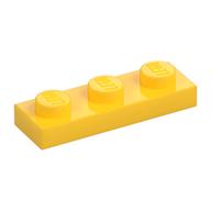 Plate 1 × 3 Yellow