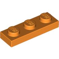 Plate 1 × 3 Orange