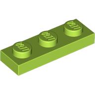 Plate 1 × 3 Lime