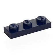 Plate 1 × 3 Dark Blue