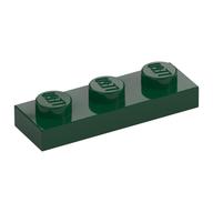 Platte 1 × 3 Dunkelgrün