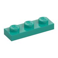 Plate 1 × 3 Dark Turquoise