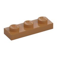 Platte 1 × 3 Mittelnougat