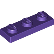Plate 1 × 3 Dark Purple