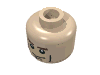 Minifig Head Harry Osborn / Aquaraider / Knight / Dwarf, Brown Eyebrows, Vertical Cheek Lines, Chin Dimple Print [Blocked Open Stud] Hellnougat