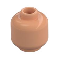 Minifig Head [Plain] [Hollow Stud] Nougat
