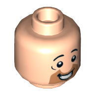 Minifig Head Fred Flintstone Hellnougat