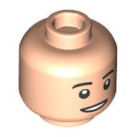 Minifig Head J-Hope, Black Eyebrows, Open Mouth Neutral/Surprised print Hellnougat