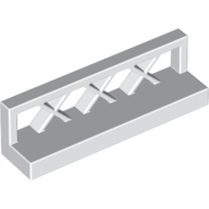 Fence Lattice 1 × 4 × 1 White