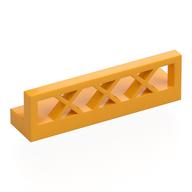 Fence Lattice 1 × 4 × 1 Leuchtendes Hellorange