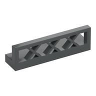 Fence Lattice 1 × 4 × 1 Dark Bluish Gray