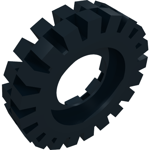 Tyre 43 × 17 Old Black