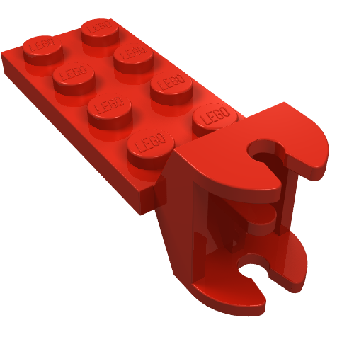 Hinge Plate 2 × 4 with Articulated Joint - Female Rot
