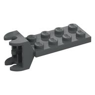 Hinge Plate 2 × 4 with Articulated Joint - Female Dark Bluish Gray