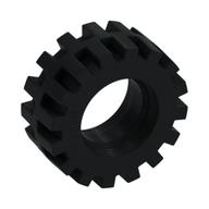 Tyre 15 × 6 Offset Tread Small Schwarz