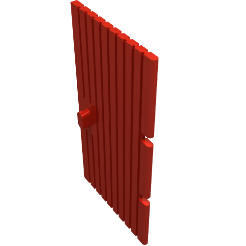Tür 1 × 4 × 6 Rot