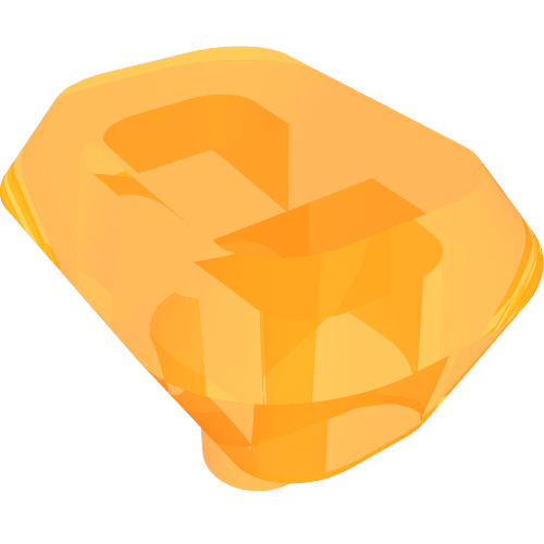 Infinity Stone Transparent-Orange