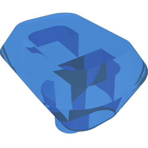 Infinity Stone Transparent-Dunkelblau