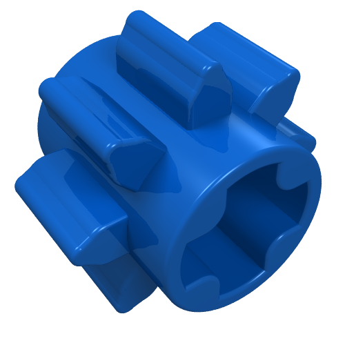 Technic Gear 8 Tooth Blau