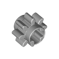 Technic Gear 8 Tooth Light Bluish Gray