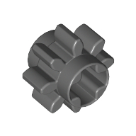 Technic Gear 8 Tooth Dark Bluish Gray