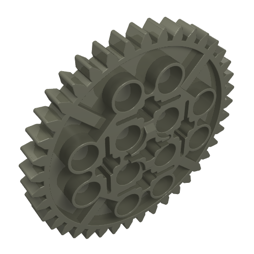Technic Gear 40 Tooth Dunkelgrau