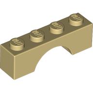 Stein Bogen 1 × 4 Beige