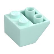 Brick Sloped Inverted 45° 2 × 2 [Ovoid Bottom Pin, Bar-sized Stud Holes] Hellaqua