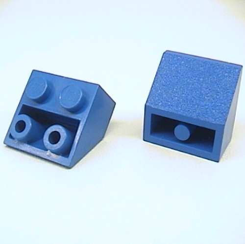 Brick Sloped Inverted 45° 2 × 2 [Round Bottom Pin] Blue