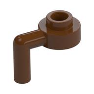 Plate Special Round 1 × 1 with Vertical Bar Reddish Brown