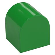 Duplo Stein 2 × 2 × 2 gebogen oben Hellgrün