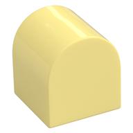Duplo Brick 2 × 2 × 2 Curved Top Bright Light Yellow
