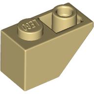 Brick Sloped Inverted 45° 2 × 1 Tan