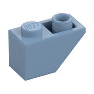 Brick Sloped Inverted 45° 2 × 1 Sand Blue