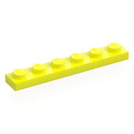 Plate 1 × 6 Vibrant Yellow
