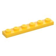 Plate 1 × 6 Yellow