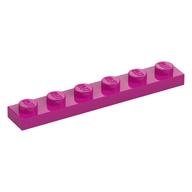 Platte 1 × 6 Magenta