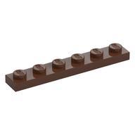 Plate 1 × 6 Brown