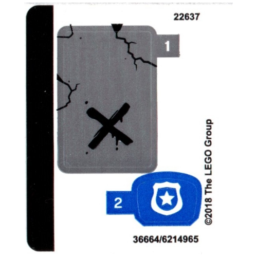 Sticker Sheet for Set 60170-1 [No Color/Any Color]