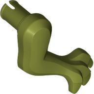 Animal Body Part, Dinosaur, Arm / Leg, Right, Small Olivgrün