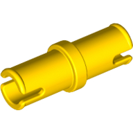 Technic Pin without Friction Ridges Lengthwise Yellow