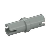 Technic Pin without Friction Ridges Lengthwise Light Gray