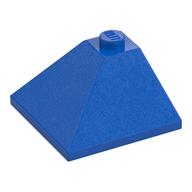 Brick Sloped 33° 3 × 3 Double Convex Blau