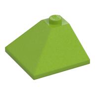 Brick Sloped 33° 3 × 3 Double Convex Limette