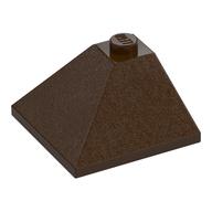 Brick Sloped 33° 3 × 3 Double Convex Dark Brown