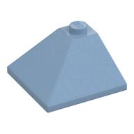 Brick Sloped 33° 3 × 3 Double Convex Sandblau