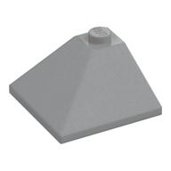 Brick Sloped 33° 3 × 3 Double Convex Hellblaugrau